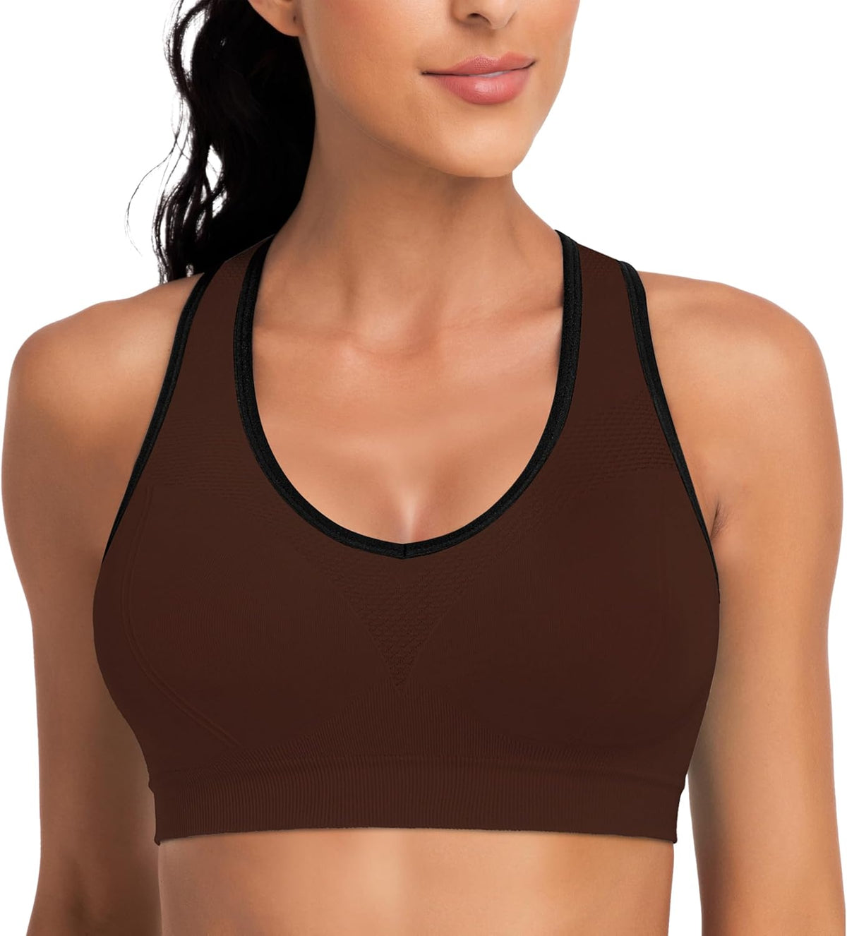 Skiennix Racerback Sports Bras for Women - High Impact Athletic Tank Tops for Yoga & Workouts