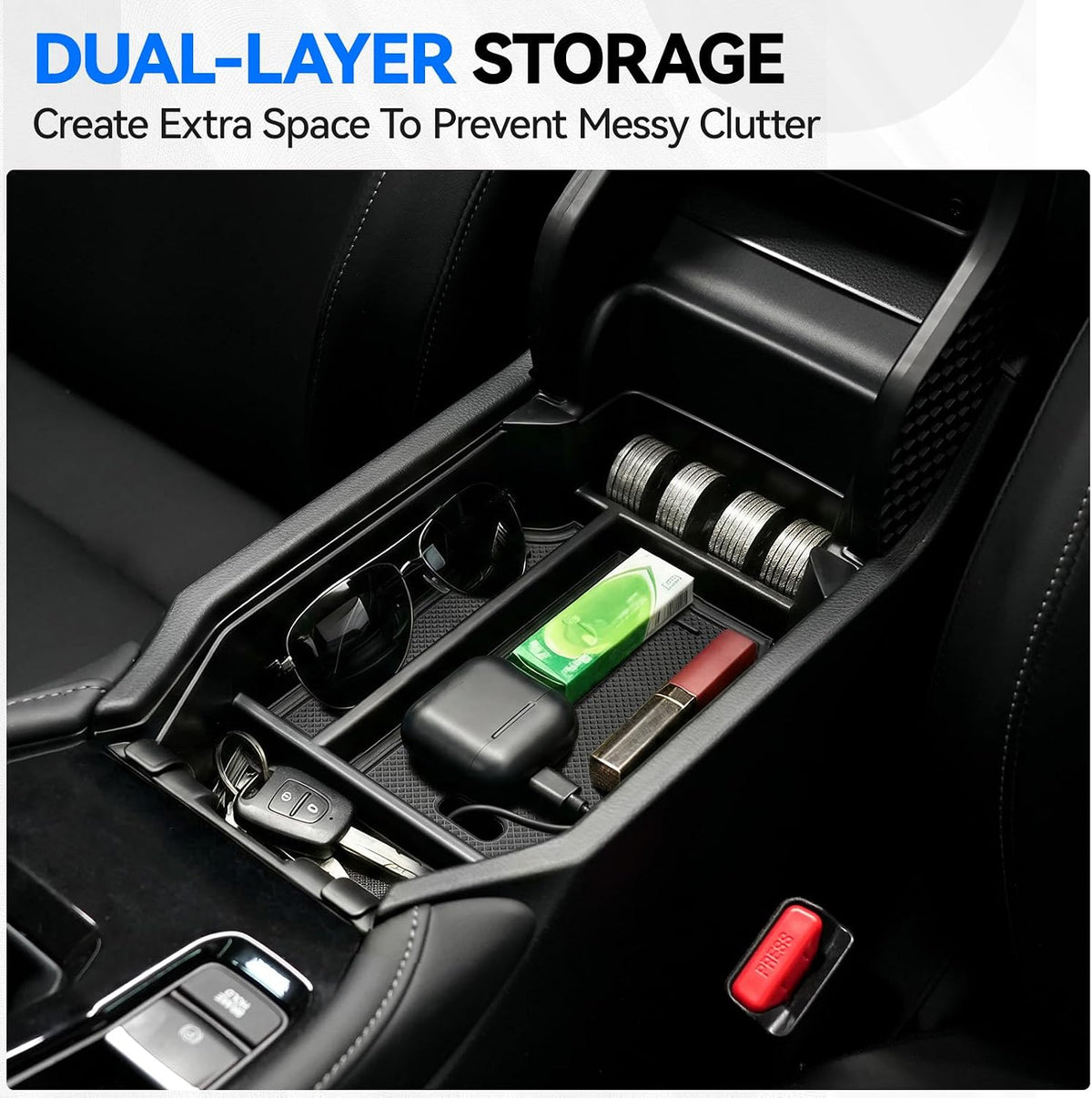 ELECFRESH Center Console Organizer for 2023-2026 Honda Accord Accessories