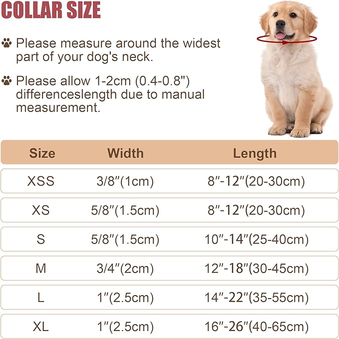 Reflective Dog Collar with Buckle Adjustable Safety Nylon Collars for Small Medium Large Dogs, Green M