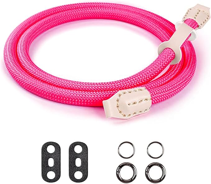 VOVMOEYA Nylon Braided Camera Rope Strap, Camera Neck Shoulder Strap