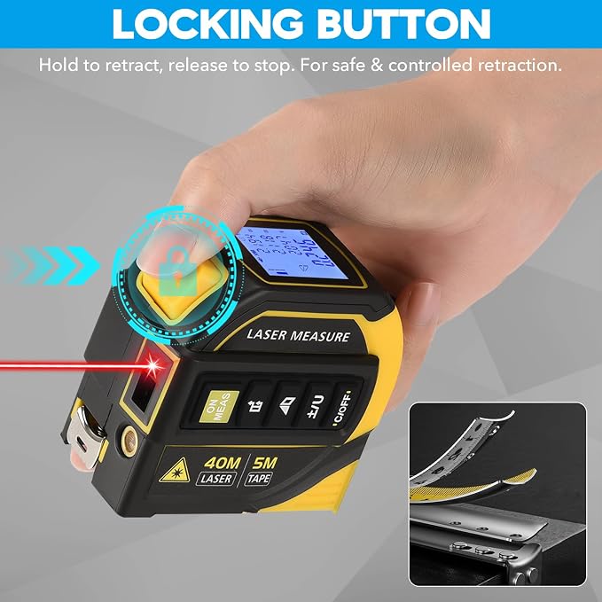 4-in-1 Laser Tape Measure