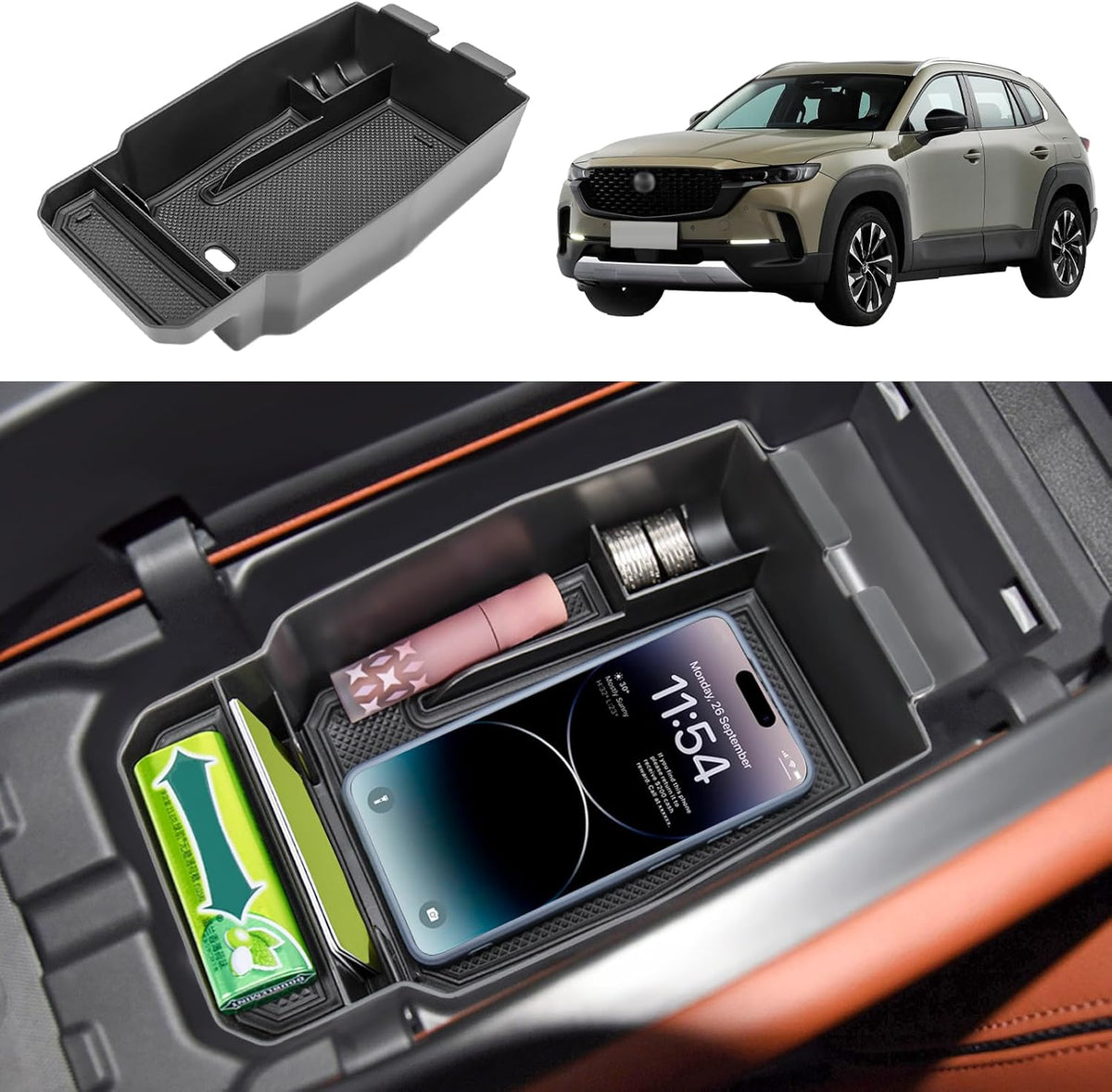 Center Console Organizer for 2023-2026 Mazda CX-50 Accessories