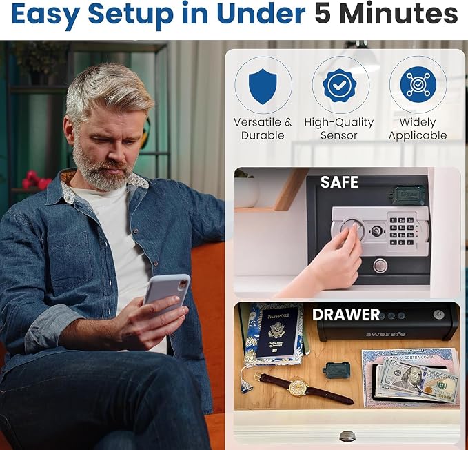 Kini Safe Alert Wi-Fi Motion Sensor Alarm