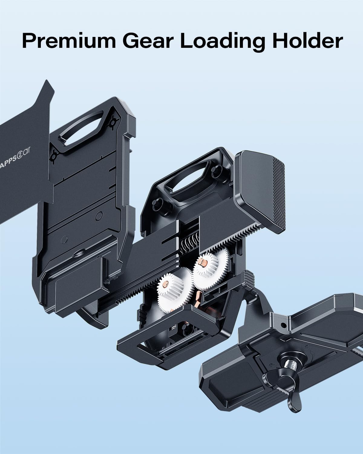 APPS2Car Sturdy CD Slot Phone Mount with One Hand Operation Design