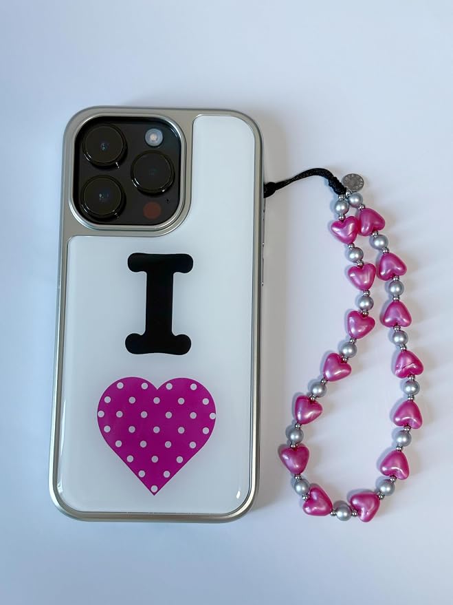 Drawwind Phone Charm Beaded Wristlet Strap Universal Cell Phone Lanyard Cute