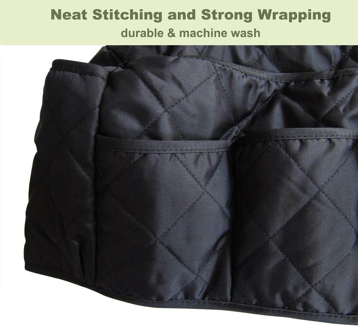 Black Sofa Armrest Organizer with 14 Pockets for Recliners Armrest Covers for Remote Control Holder for Couch Organizer Armchair Cover with Pockets for Phone Ipad Keys Magazine Storage