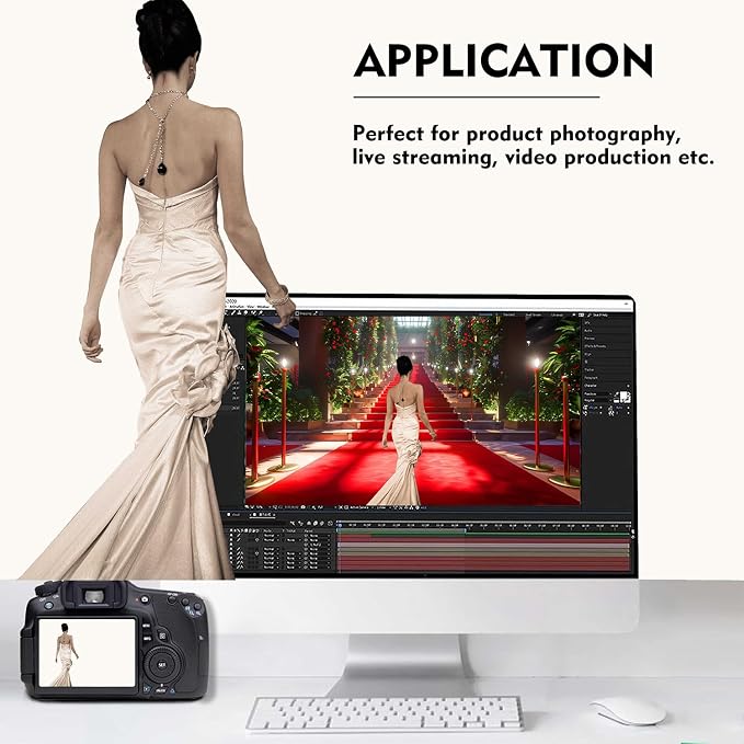 Ivory Photography Backdrop for Photoshoot, Photo Backdrop Curtain, Perfect