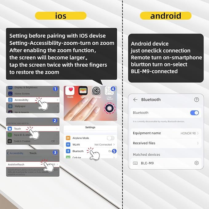 Bluetooth Camera Remote Shutter