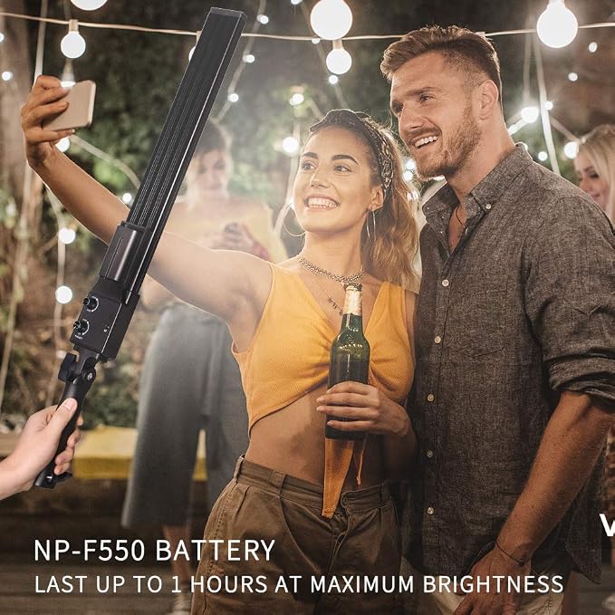 LED Video Light Battery Powered Photography Light Portable Handheld Wand