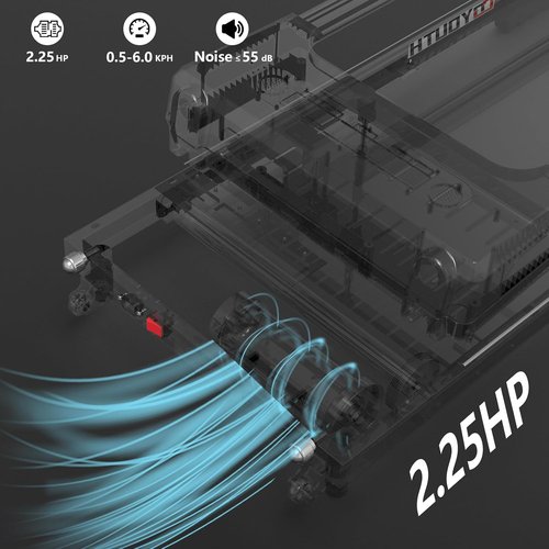 GOYOUTH Electric Treadmill - 2 in 1 Under Desk Walking & Jogging Machine with Remote Control & LED Display