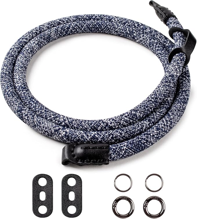 VOVMOEYA Nylon Braided Camera Rope Strap, Camera Neck Shoulder Strap