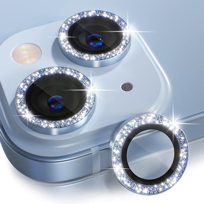 Choiche Compatible for iPhone 14 /iPhone 14 Plus Camera Lens Protector Bling