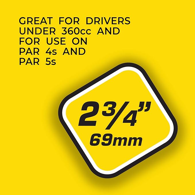 2-3/4" Pride Performance Golf Tee Striped, 100 Count