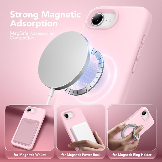Magnetic for iPhone 17e/iPhone 16e Case, Compatible