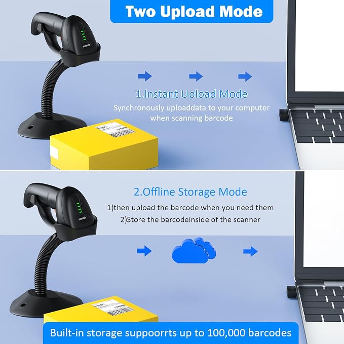 Symcode Barcode Scanner Wireless