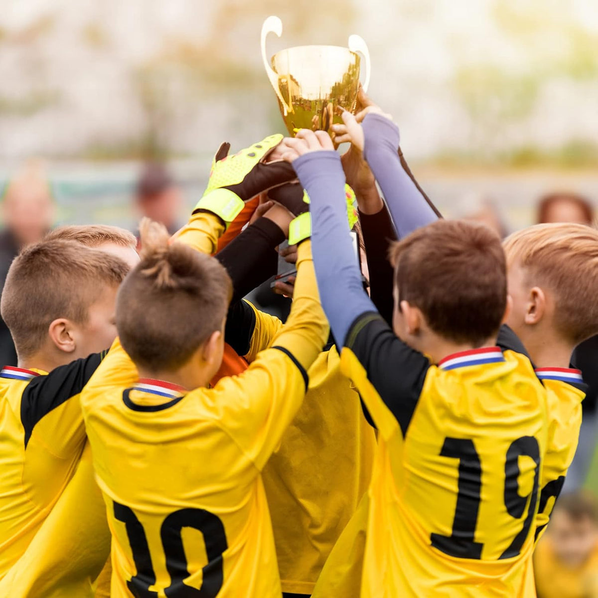 Yinkin Gold Award Medals - 1st Place Medals for Kids | Ribbon Included for Sports Competitions
