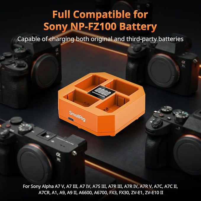 SmallRig NP-FZ100 4-Slot Charger