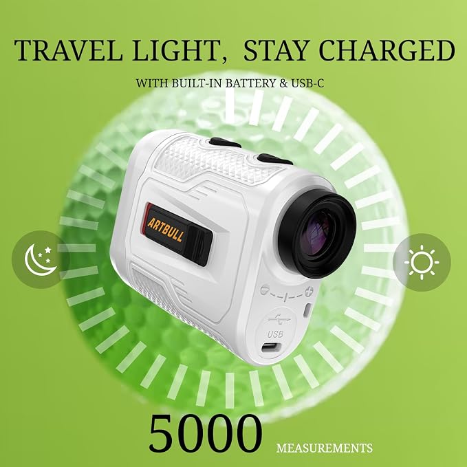 7 in 1 Golf Laser Rangefinder 6X Magnification