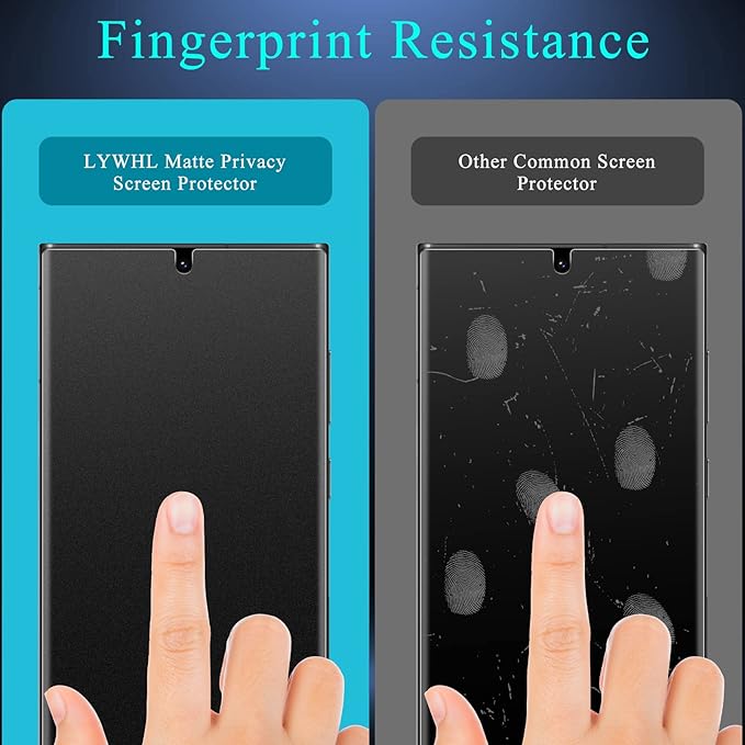 LYWHL for Samsung Galaxy S23 Ultra Matte Privacy Screen Protector Anti-Spy