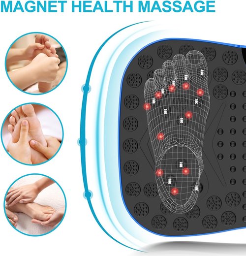 AXV Vibration Plate - Full Body Fitness Machine for Lymphatic Drainage & Weight Loss | Shaker Gym Pad