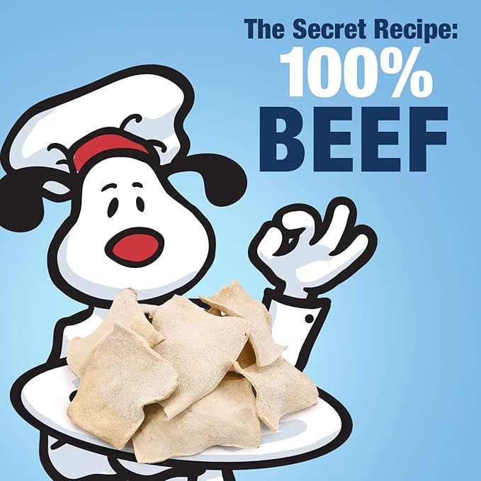 ValueBull USA Rawhide Chips, 10 Pound Bulk Pack - Natural & Safe, USA Beef Hide, Long Lasting, Chemical Free, No Artificial Flavors