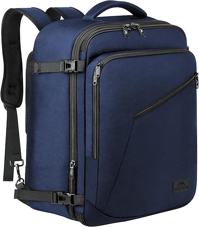MATEIN Extra Large Mens Travel Backpack Carry on, Expandable Traveling Backpack