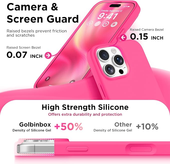 GolbinBox Magnetic for iPhone 16 Pro Max Case, Compatible