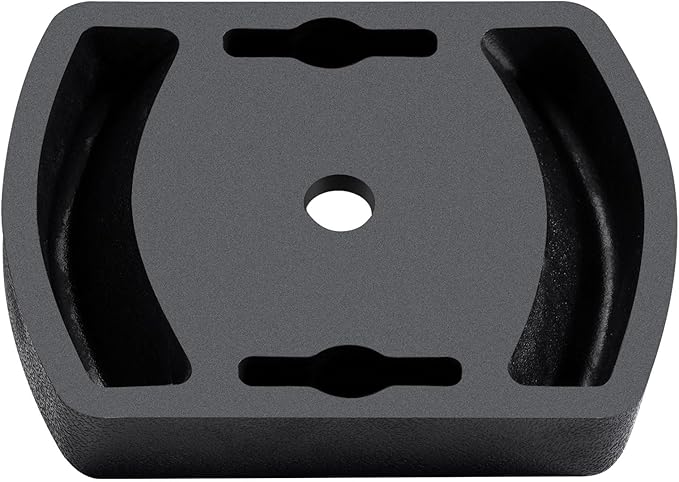 LEORAY Jack Wheel Chock, Reinforced Rubber Jack Caster Wheel Dock for Caravans and Trailers