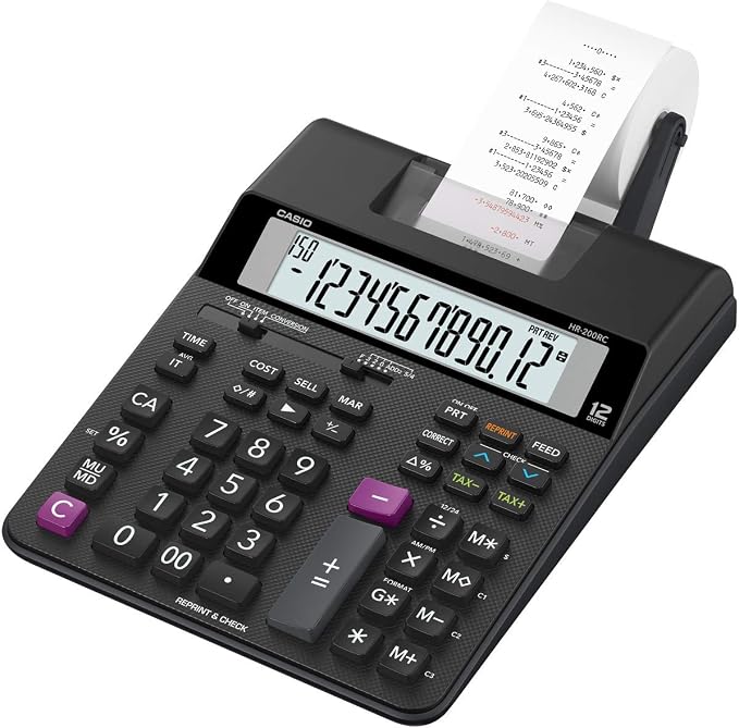 Casio HR-200RC – Desktop Printing Calculator