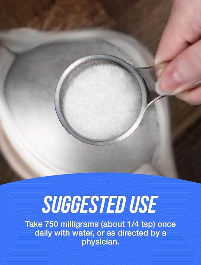 BulkSupplements.com Magnesium L-Aspartate Powder - High Absorption Magnesium, Magnesium Aspartate Powder - Gluten Free, 750mg (150mg of Magnesium) per Serving, 5kg (11 lbs) (Pack of 5)
