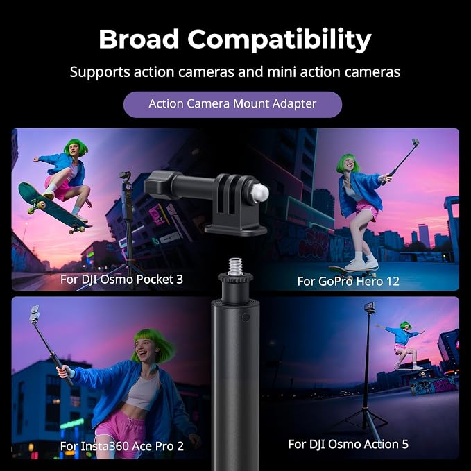 SmallRig 59" Extendable Selfie Stick Tripod