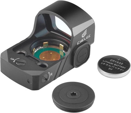 Cyelee Micro Green Dot Sight - 3MOA Reflex Sight for RMS/RMSc/407k/507k Footprint | Motion Activated