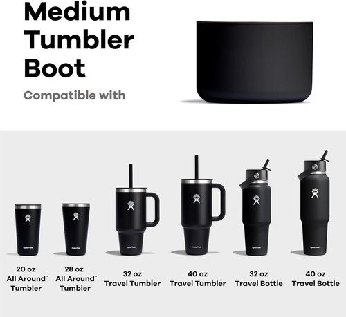 Hydro Flask Tumbler Boot - Silicone Bottom Protector Sleeve for Medium Tumblers | Cascade Blue