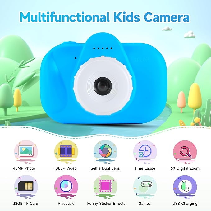 Toddler Camera Kids Camera Christmas Birthday Toy Gifts