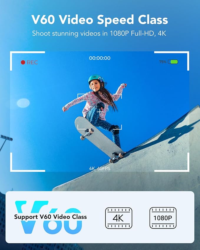 Lexar 128GB Professional Silver PRO SD Card, Full HD,