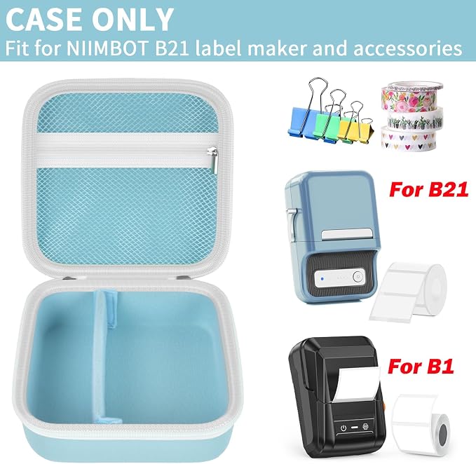 ALKOO Case Compatible with NIIMBOT B21 / B1 Label Maker Wireless Thermal Label