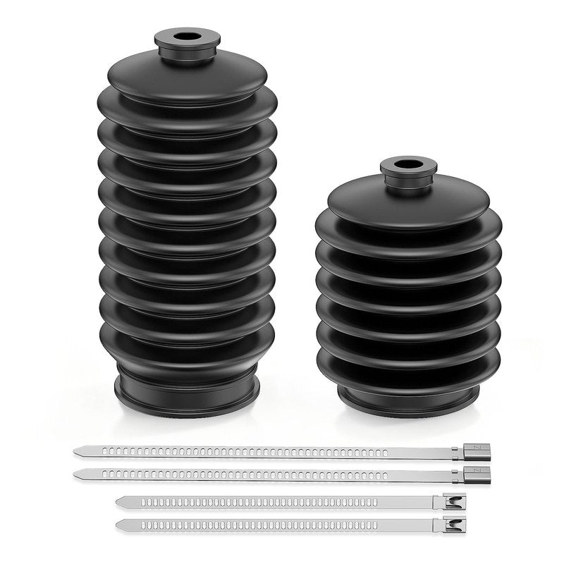 Panglong DS Golf Cart Steering Rack Pinion Dust Boot, Club Car Steering Bellow Dust Boot with Stainless Steel Cable Tie, Suitable for 1997-up Club Car DS Golf Cart, OEM# 1013035 101880001