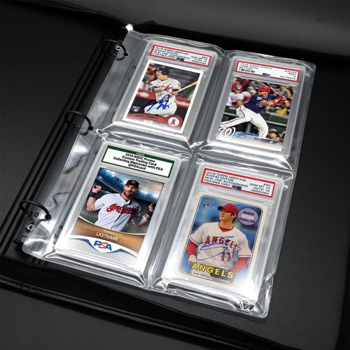 Graded Card Slab Binder Pages - Store & Display 40 PSA, BGS, BCCG, CGC Cards | 10 Pages Included