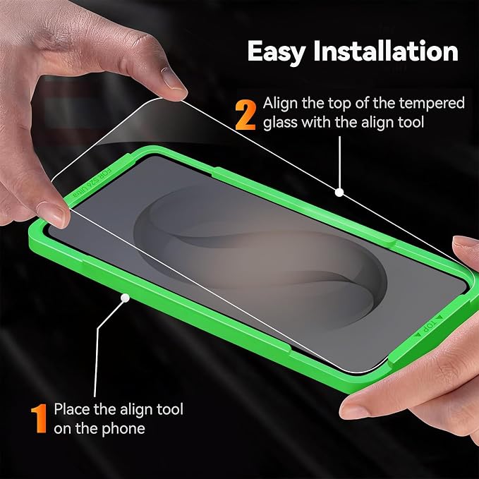 Wiaocit 3 Pack Tempered Glass Screen Protector