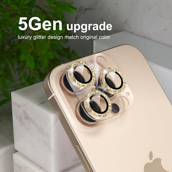 Choiche Compatible for iPhone 16 Pro/iPhone 16 Pro Max Camera Lens Protector