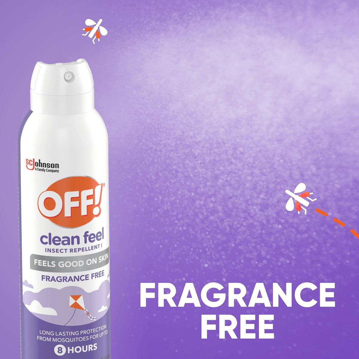 OFF! Clean Feel Insect Repellent - 20% Picaridin Bug Spray for Long-Lasting Protection | 5 oz
