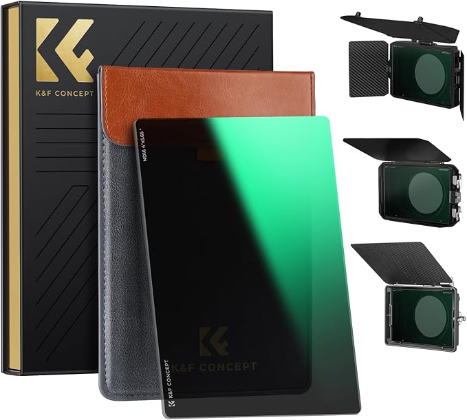 K&F CONCEPT 4'' x 5.65'' Square ND1.2 Filter Cinema Neutral Density Filter