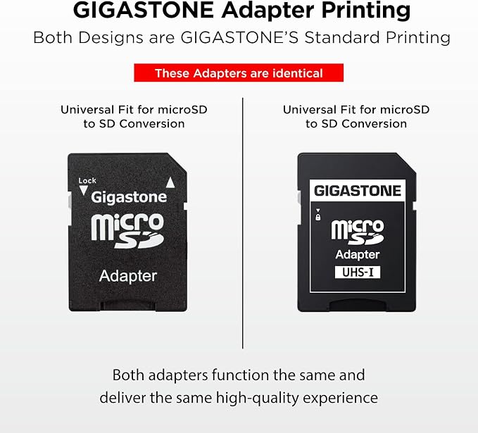 GIGASTONE 16GB Micro SD Card 5-Pack, FHD Video, Surveillance Security Cam