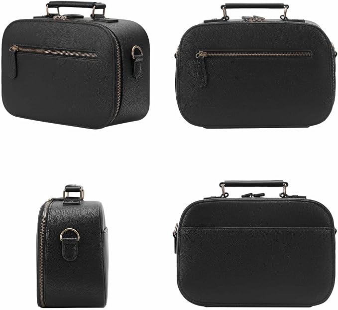 Camera Sling Bag, Waterproof PU Leather Crossbody Camere Bag