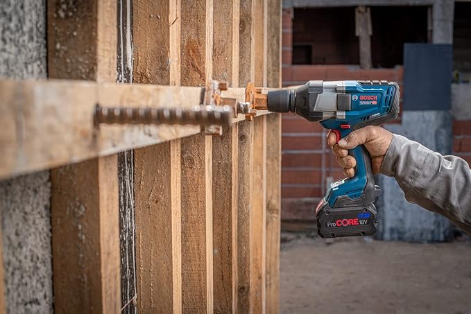 Bosch Professional BITURBO GDS 18V-1050 H cordless impact wrench (1050 Nm tightening torque, 1,700 Nm breakaway torque, excl. rechargeable batteries and charger, in carton)