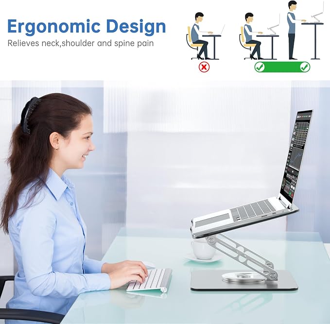 Laptop Stand for Desk Adjustable Computer Stand