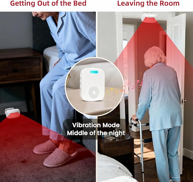 CallToU Bed Alarm for Elderly Adults Sensor Alarm and Fall Prevention for