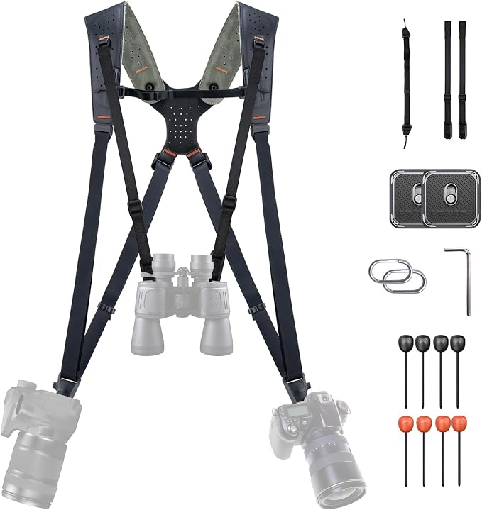 PGYTECH Camera Strap Master, Dual Shoulder Harness