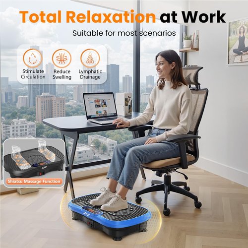 AXV Vibration Plate - Full Body Shaker Exercise Machine for Weight Loss | Home & Gym Use