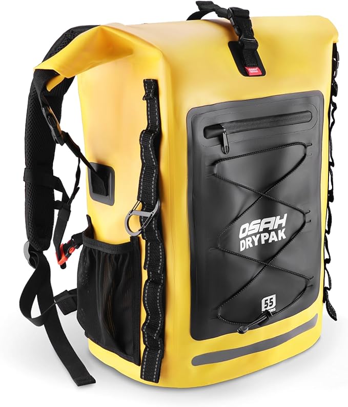 OSAH DRYPAK Waterproof Backpack Dry Bag 35L/55L/85L – Heavy Duty Roll-Top